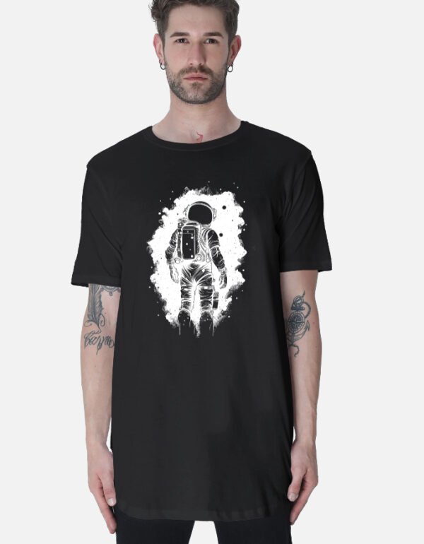 Men's Longline Curved Tee