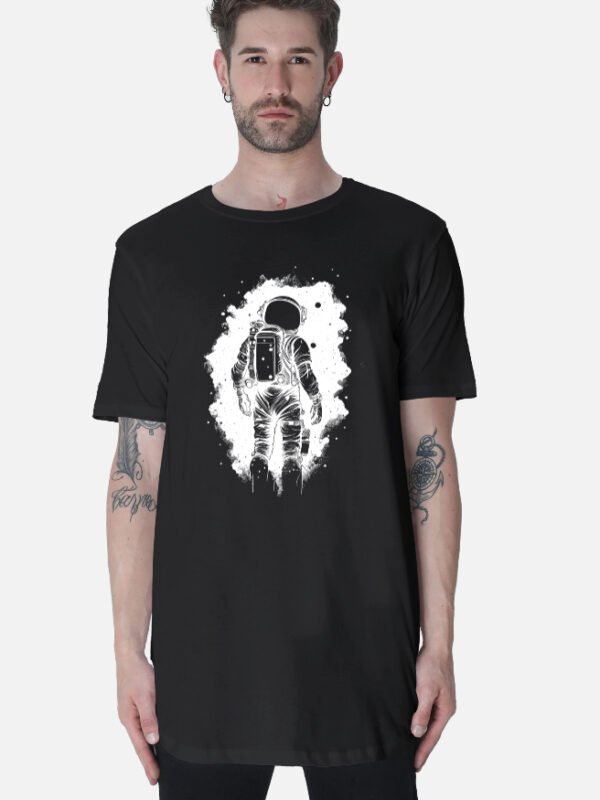 Men's Longline Curved Tee