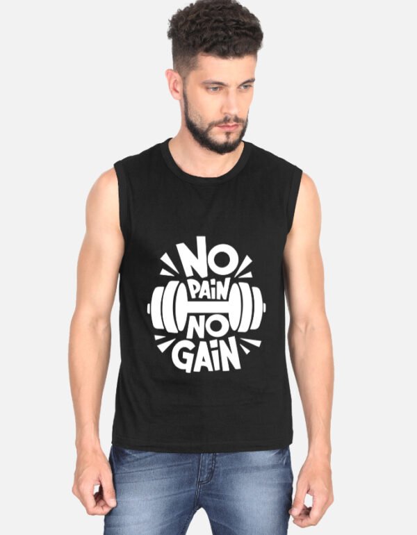 Men's Sleeveless T-Shirt - Image 3