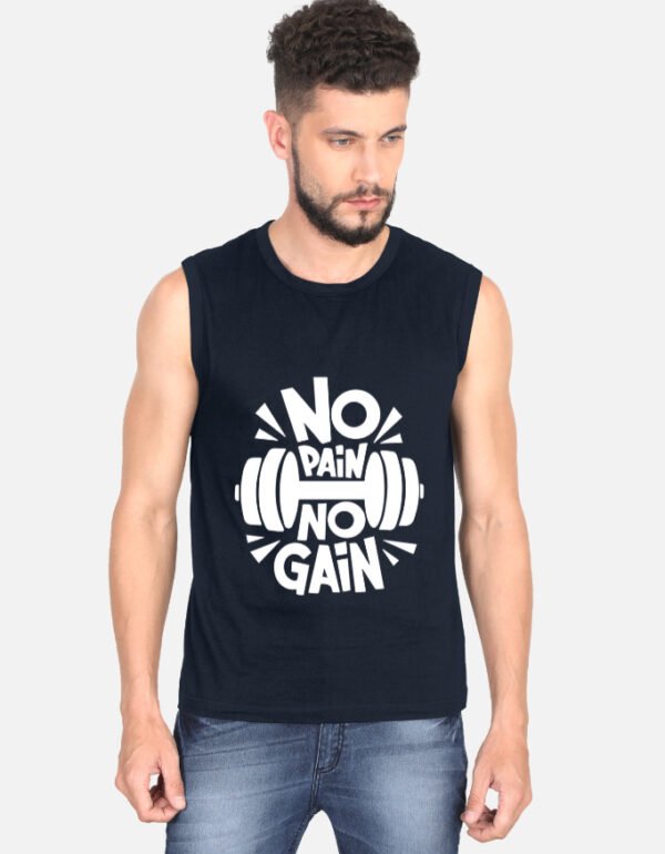 Men's Sleeveless T-Shirt - Image 4