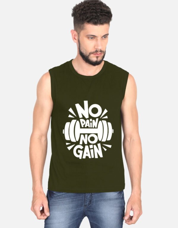 Men's Sleeveless T-Shirt - Image 5